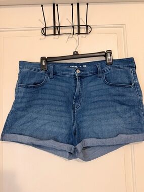 Old Navy Blue Rolled-Hem Denim Women's Shorts